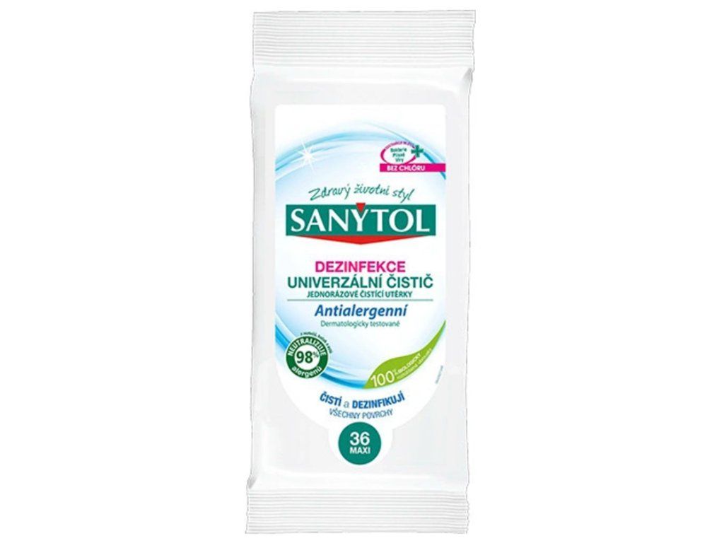 Sanytol dezinfekční utěrky
